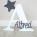 Personalised Wooden Letters - White